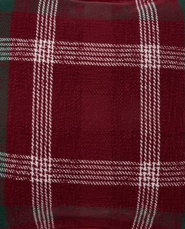 チェック リサイクル コットン クッションカバー 50x50 cm - Red-green-white - Lexington | レキシントン