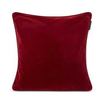 オーガニックコットン ベルベット ピローケース 50x50 cm - Red - Lexington | レキシントン
