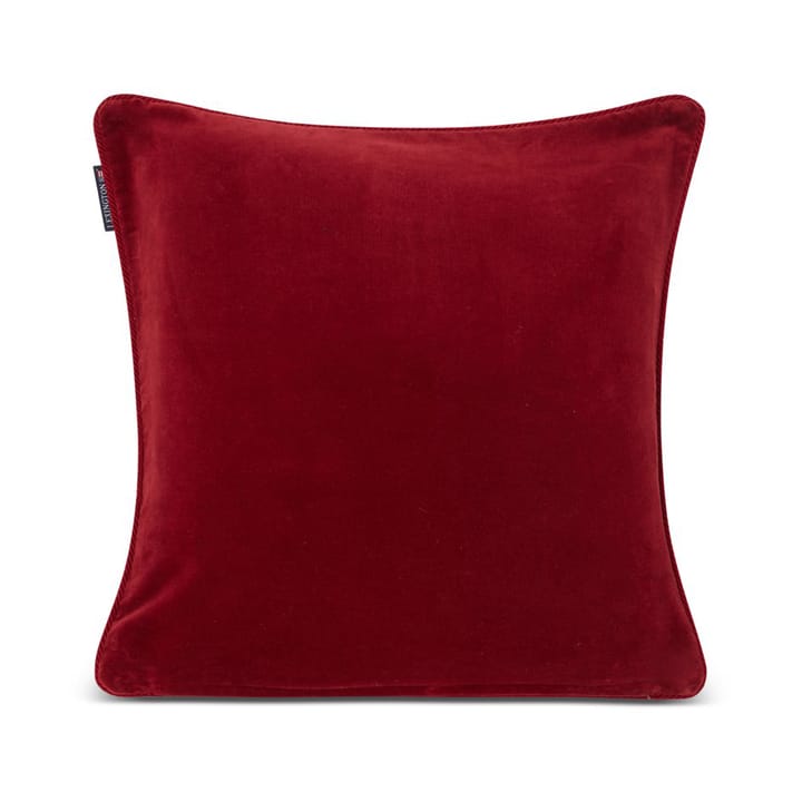 オーガニックコットン ベルベット ピローケース 50x50 cm, Red Lexington | レキシントン