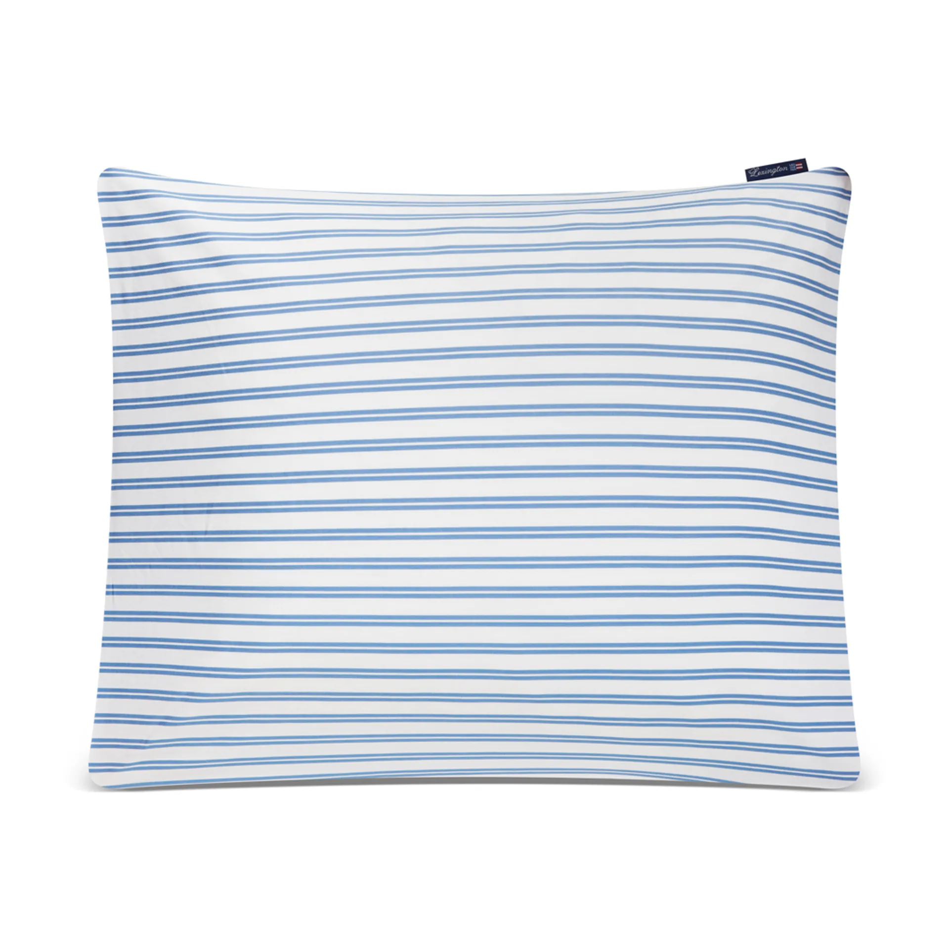 ストライプ コットンポプリン ピローケース 50x60 cm, Blue Lexington | レキシントン
