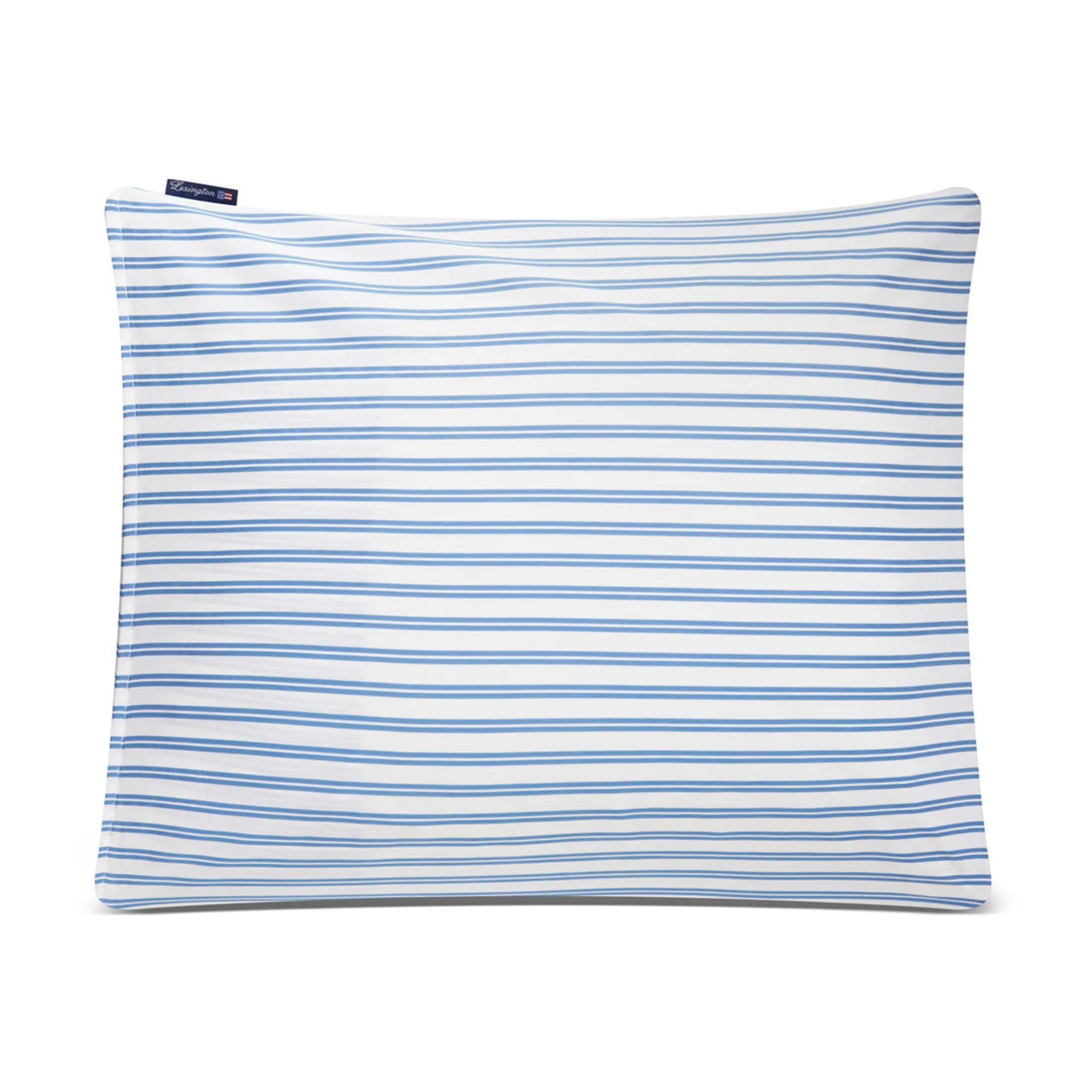 ストライプ コットンポプリン ピローケース 50x60 cm, Blue Lexington | レキシントン