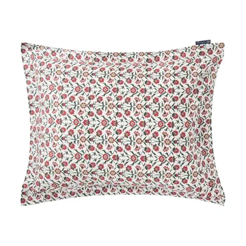 花柄 コットンサテン 枕カバー 50x60 cm - White-red-green-beige - Lexington | レキシントン