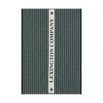 オーガニックコットン テリー キッチンタオル 50x70 cm - Green-Light beige - Lexington | レキシントン