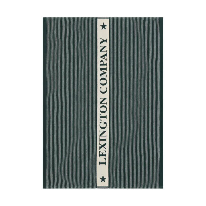 オーガニックコットン テリー キッチンタオル 50x70 cm - Green-Light beige - Lexington | レキシントン