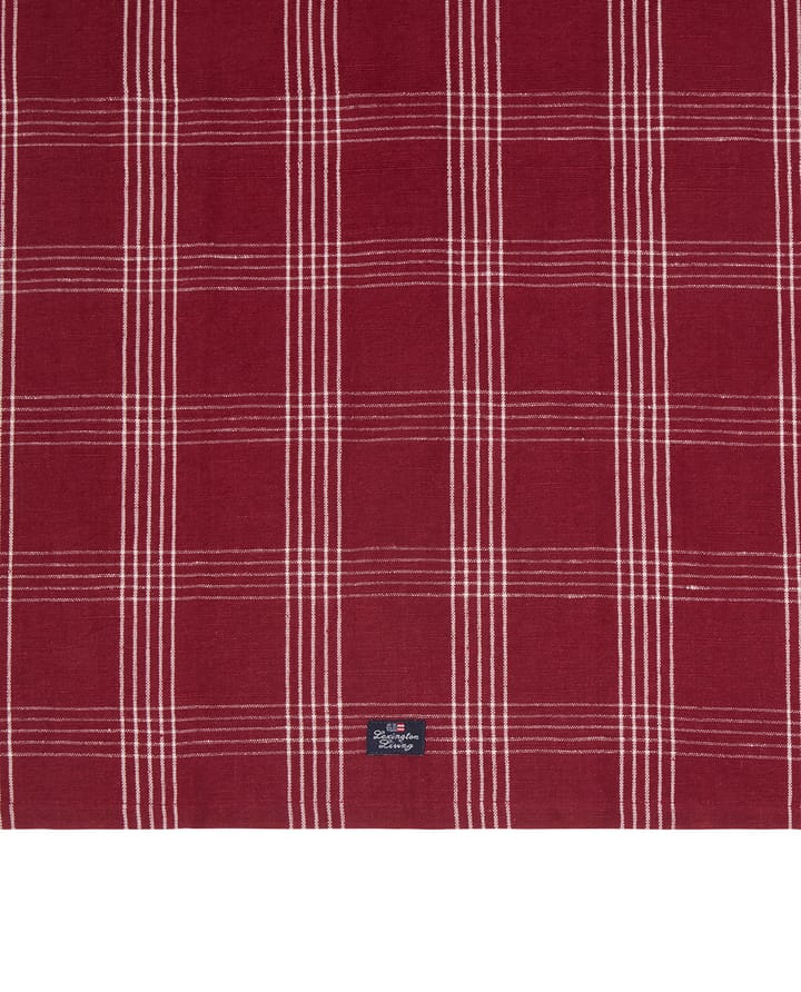 チェック リネン/コットン キッチンタオル 50x70 cm, Red-white Lexington | レキシントン