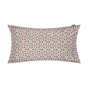 フラワー柄 コットンサテン 枕カバー 50x90 cm - White-red-green-beige - Lexington | レキシントン