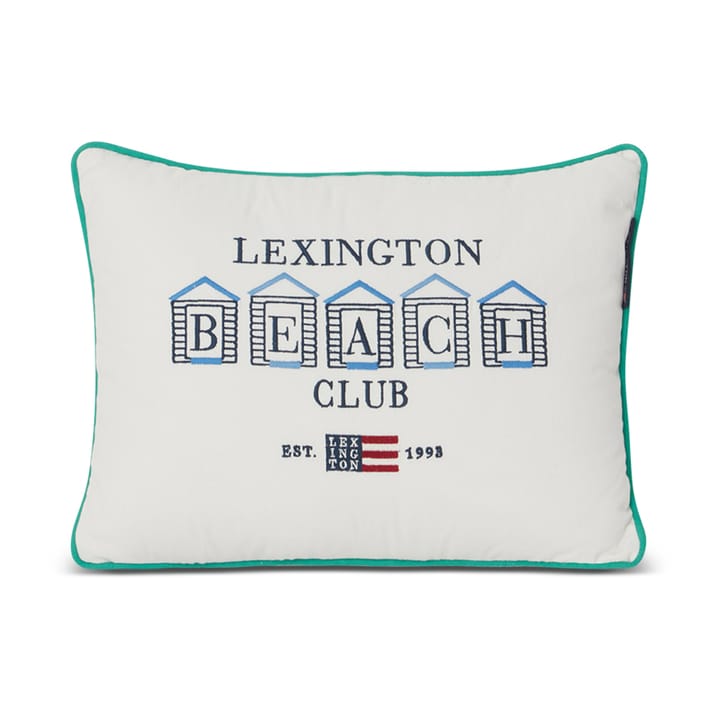 Beach Club スモール 刺繍クッション 30x40 cm - Blue-white-green - Lexington | レキシントン