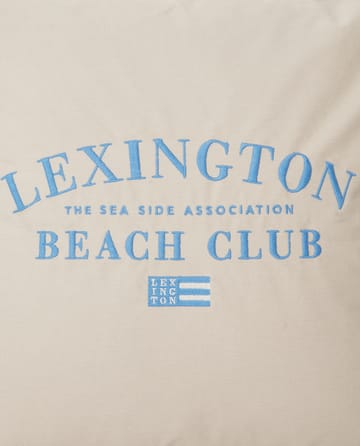 Beach Club 刺繍ピローケース 50x50 cm - Beige-blue - Lexington | レキシントン