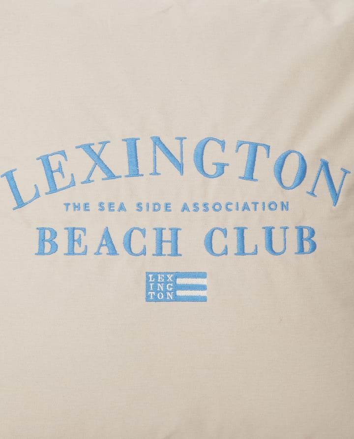 Beach Club 刺繍ピローケース 50x50 cm, Beige-blue Lexington | レキシントン