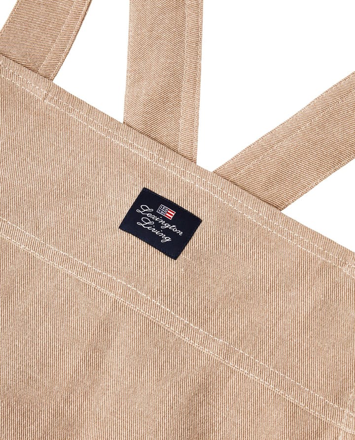 オーガニックコットン ツイル エプロン, Beige Lexington | レキシントン