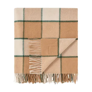 Checked リサイクルウールスロー 130x170 cm - Beige-light beige-green - Lexington | レキシントン