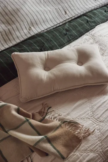 Checked リサイクルウールスロー 130x170 cm - Beige-light beige-green - Lexington | レキシントン