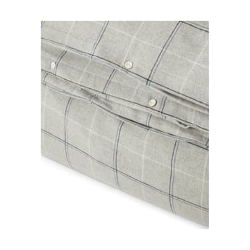 Checked Cotton フランネル デュベカバー 150x210 cm - Light grey-dove - Lexington | レキシントン