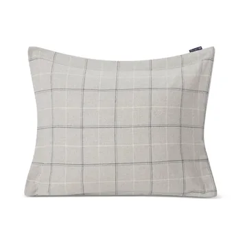 Checked Cotton フランネル ピローケース 50x60 cm - Light grey-dove - Lexington | レキシントン