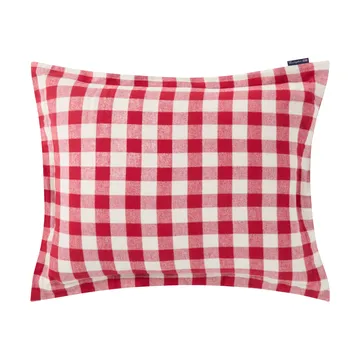 Checked Cotton フランネル ピローケース 50x60 cm - Red-light beige - Lexington | レキシントン