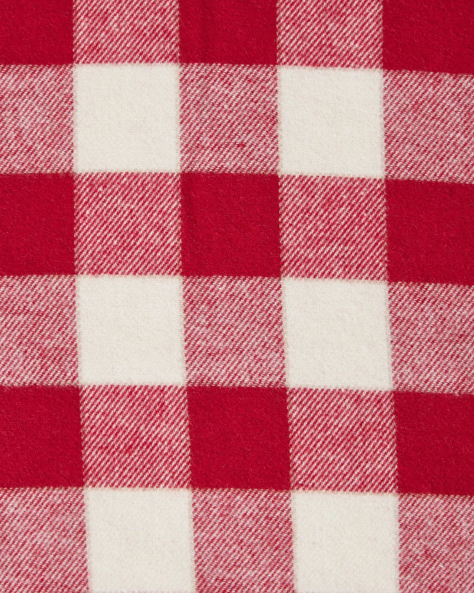 Checked Cotton フランネル ピローケース 50x60 cm, Red-light beige Lexington | レキシントン