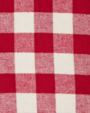 Checked Cotton Flannel 枕カバー 50x90 cm - Red-light beige - Lexington | レキシントン