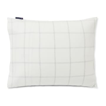 Checked ピローケース cotton-lyocell 50x90 cm - Off white-dark blue - Lexington | レキシントン
