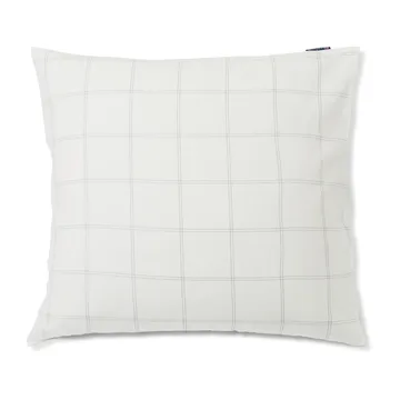 Checked ピローケース cotton-lyocell 65x65 cm - Off white-dark blue - Lexington | レキシントン
