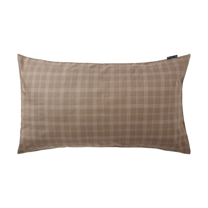 Checked Pin Point Oxford 枕カバー 50x90 cm, Brown Lexington | レキシントン