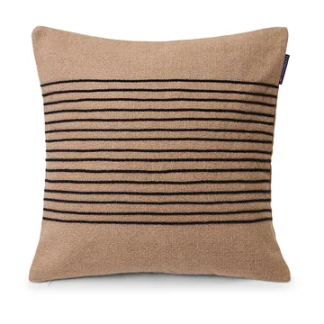 Deco ストライプ コットン キャンバス クッションカバー 50x50 cm - Beige-Grey - Lexington | レキシントン