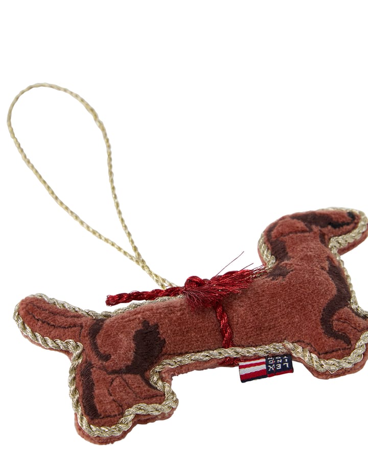 Dog オーガニック ベルベットコットン クリスマスハンギングオーナメント, Brown Lexington | レキシントン