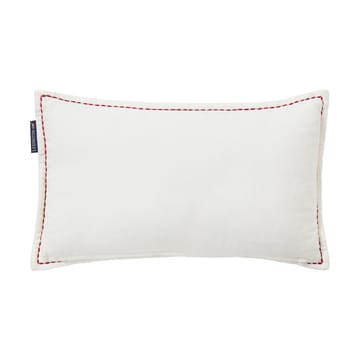 Dog sleigh オーガニック ベルベットコットン クッション 30x50 cm - White - Lexington | レキシントン