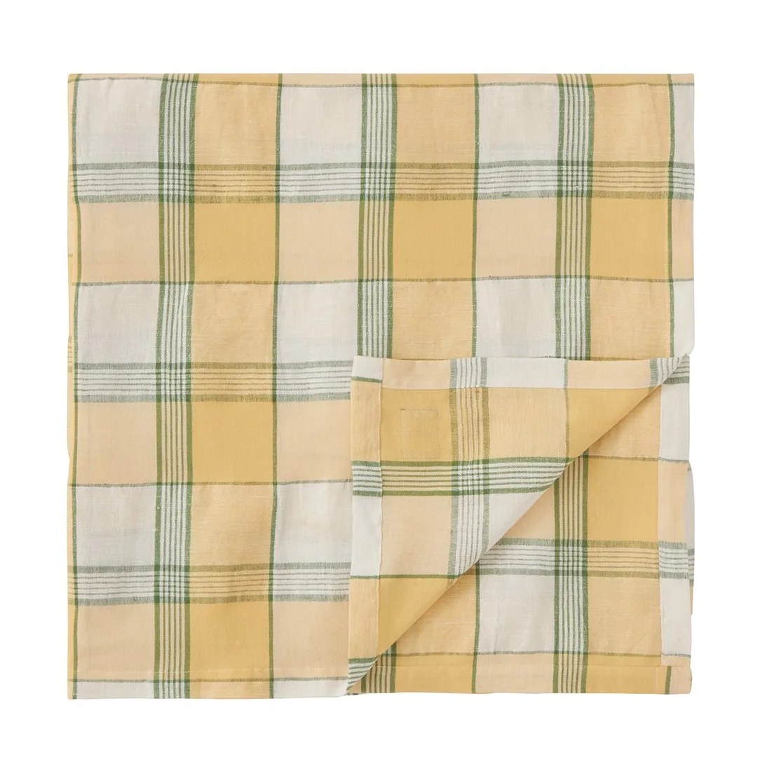 Easter Linen/Cotton テーブルクロス 150x250 cm, Yellow-green Lexington | レキシントン