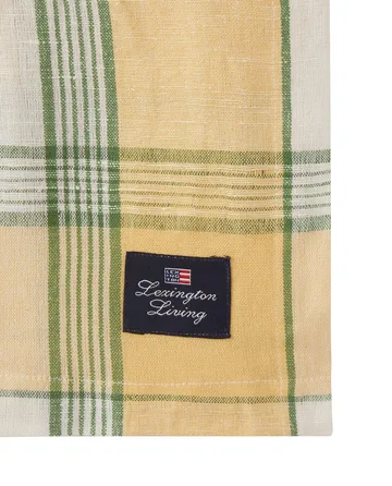 Easter Linen/Cotton テーブルクロス 150x250 cm - Yellow-green - Lexington | レキシントン