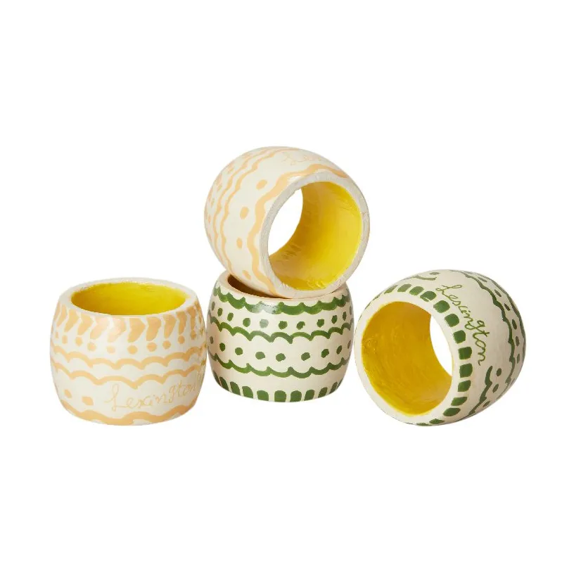 Lexington | レキシントン からのEaster Ring in Wood ナプキンリング