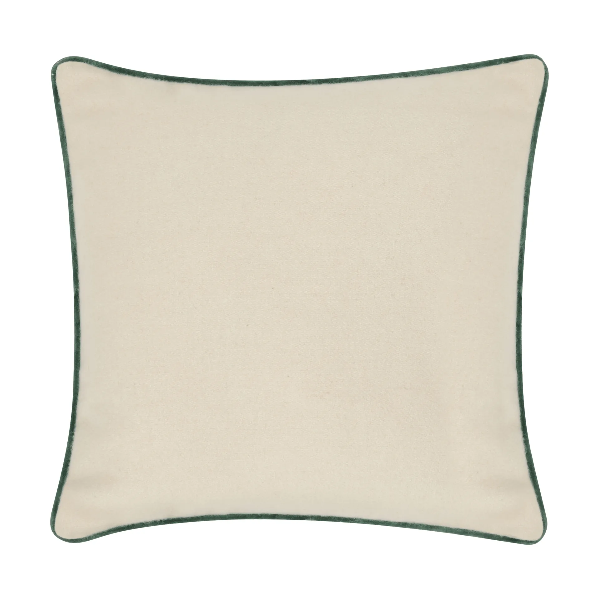 Flower Embroidered Wool Mix クッションカバー 50x50 cm, Light beige-green Lexington | レキシントン