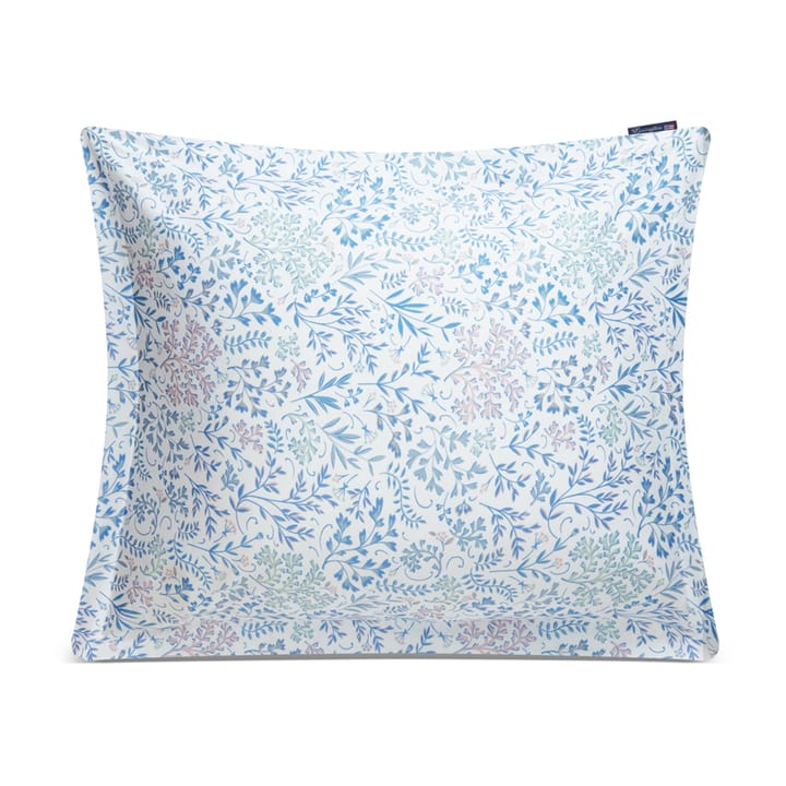 Flower Printed コットンサテン ピローケース 50x60 cm, Blue Lexington | レキシントン