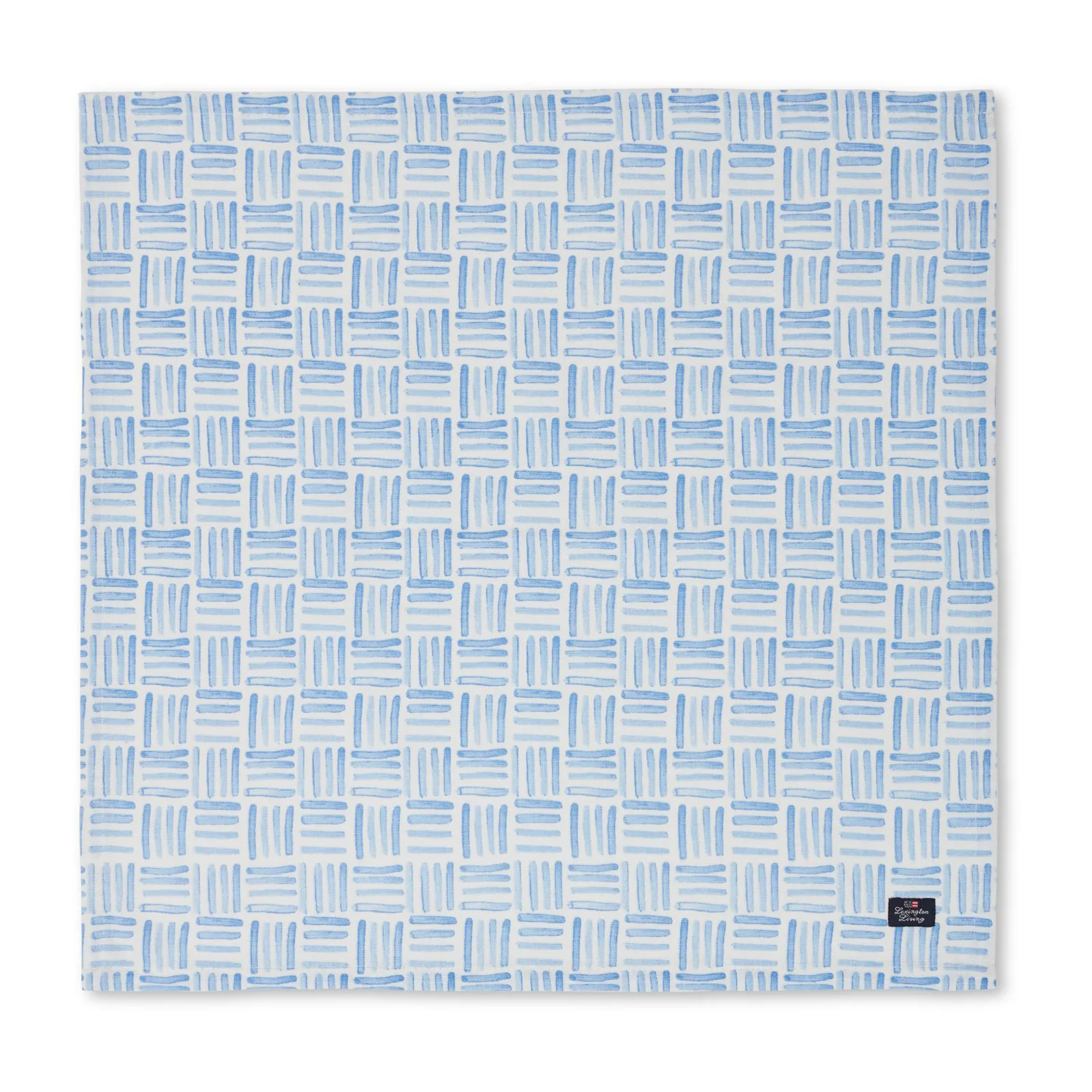 Graphic Printed コットンナプキン 50x50 cm, Blue-White Lexington | レキシントン