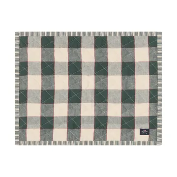 キルティング 両面 ランチョンマット - Green-Light beige-red, 35x45 cm - Lexington | レキシントン