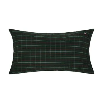 チェック柄 コットンパーケール 枕カバー - Green-navy, 50x90 cm - Lexington | レキシントン