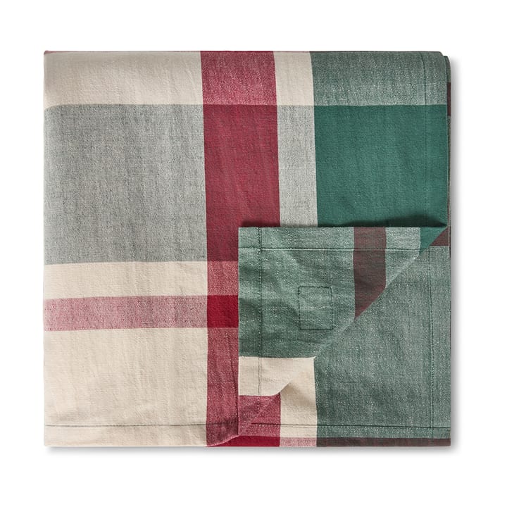 Green-red チェック リネン/コットンテーブルクロス, 150x250 cm Lexington | レキシントン