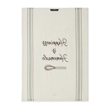 Hapiness オーガニックコットン キッチンタオル 50x70 cm - White-green - Lexington | レキシントン
