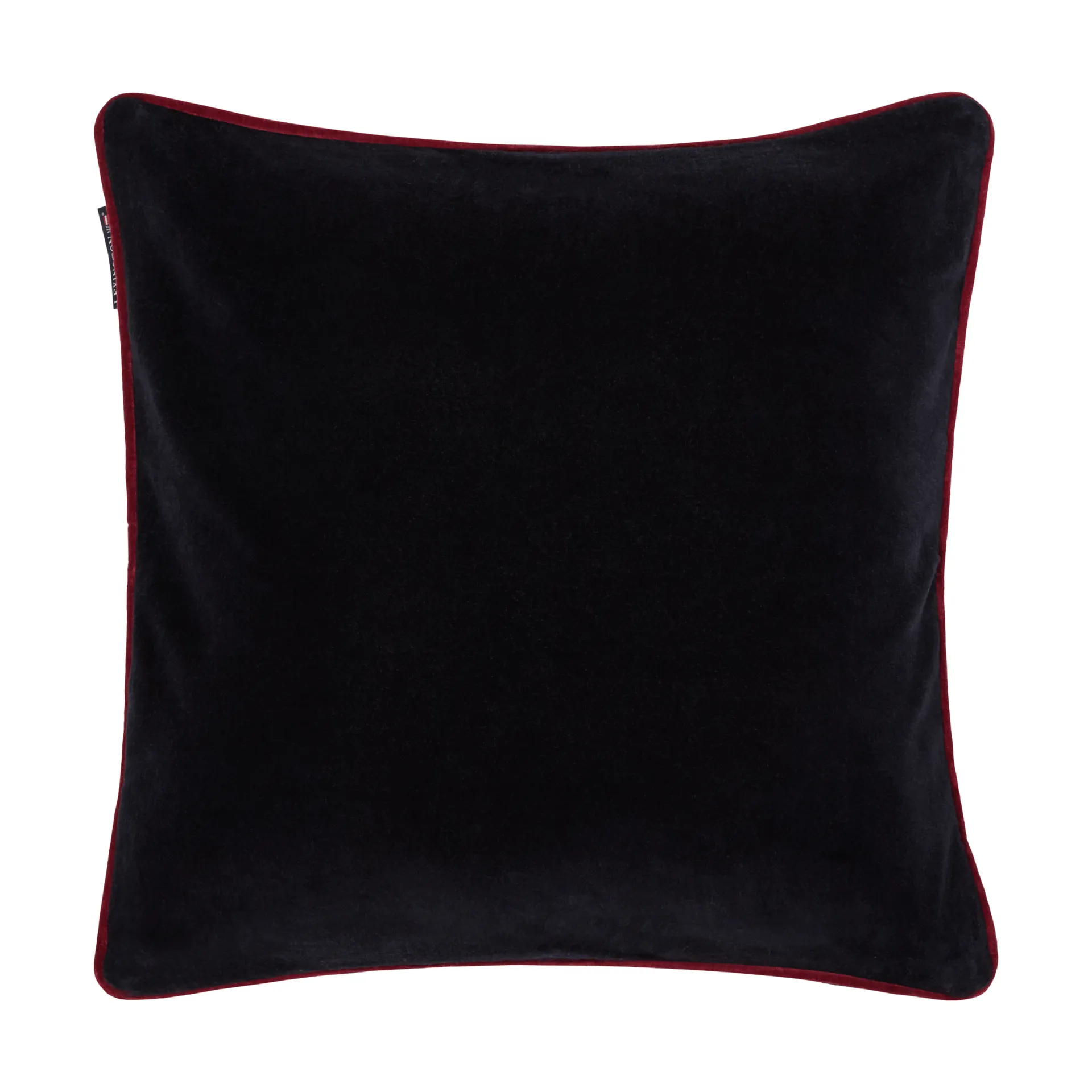 Heart オーガニックコットン クッションカバー, Black-multi, 50x50 cm Lexington | レキシントン
