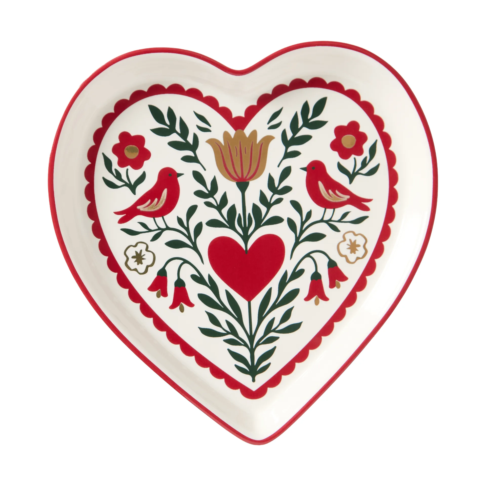 Heart サービングプレート, Multi, 13x13x1.6 cm Lexington | レキシントン