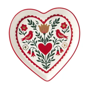 Heart サービングプレート - Multi, 13x13x1.6 cm - Lexington | レキシントン
