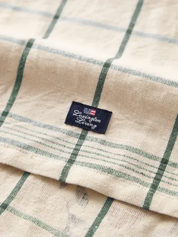 Heart キッチンタオル リネン/コットン - White-green-red, 50x70 cm - Lexington | レキシントン