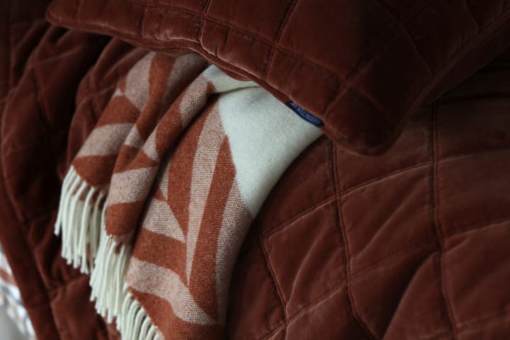Herringbone ストライプ リサイクルウールスロー 130x170 cm, Copper-brown Lexington | レキシントン