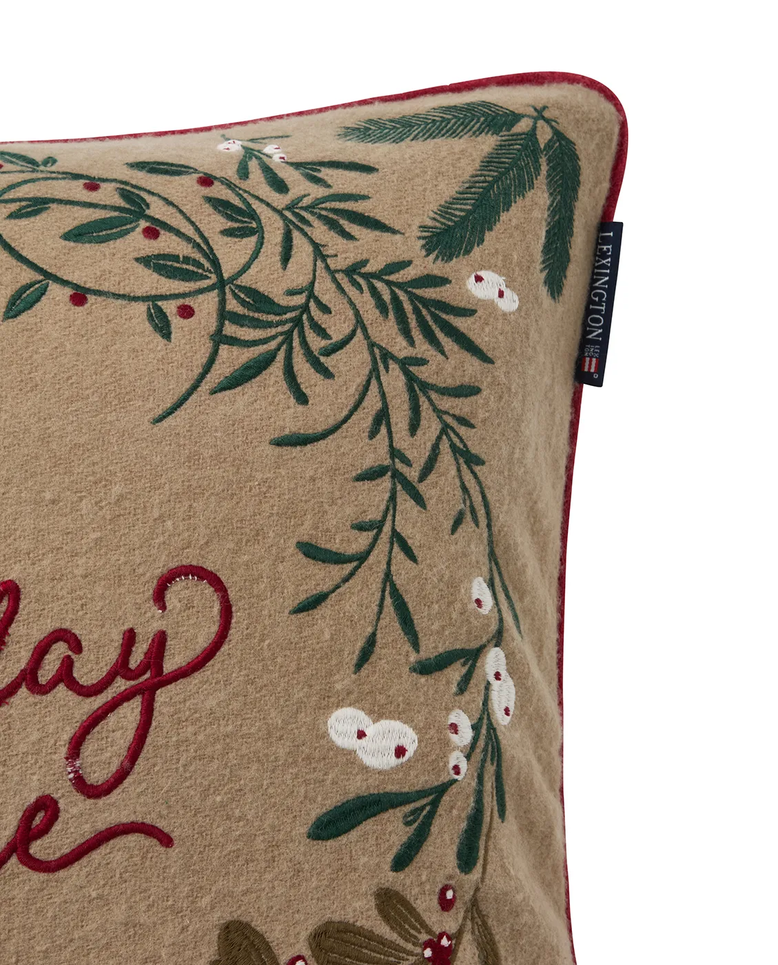 Holiday Houseウールミックス クッションカバー 50x50 cm, Beige-multi Lexington | レキシントン