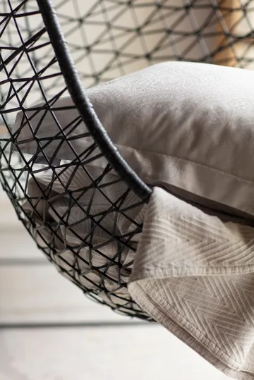 Hotel　サテン ジャガード ピローケース 50x60 cm - Light beige - Lexington | レキシントン