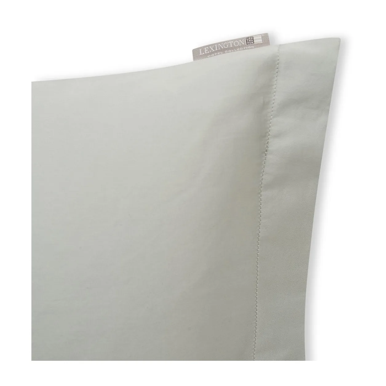 Hotel コットン　サテン ピローケース 50x60 cm, Sage green Lexington | レキシントン