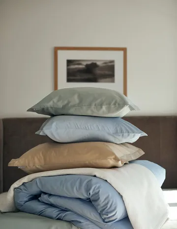 Hotel コットン　サテン ピローケース 50x60 cm - Sage green - Lexington | レキシントン