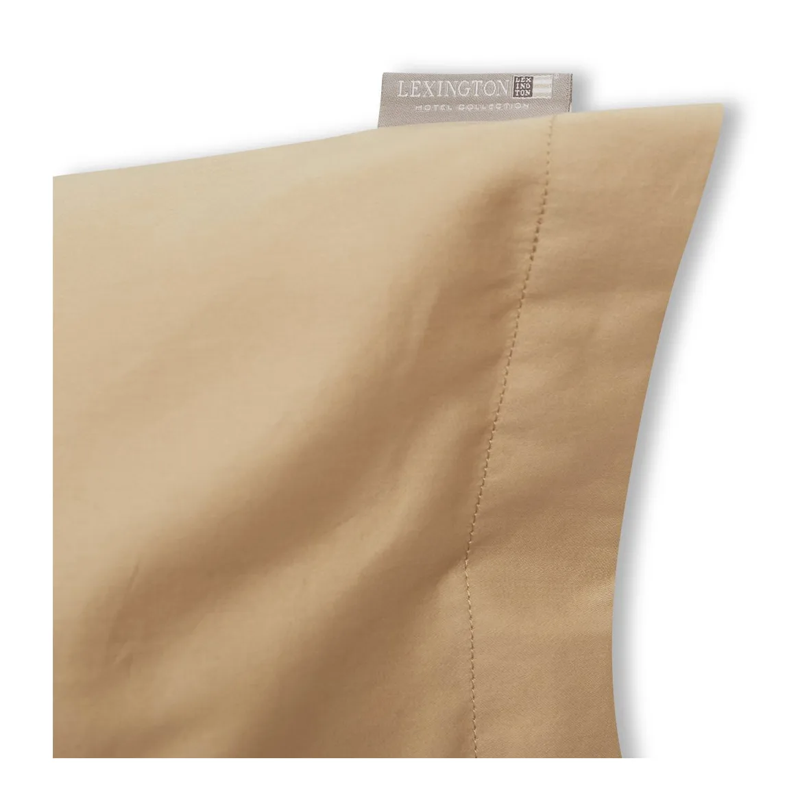 Hotel コットン　サテン ピローケース 50x90 cm, Light beige Lexington | レキシントン