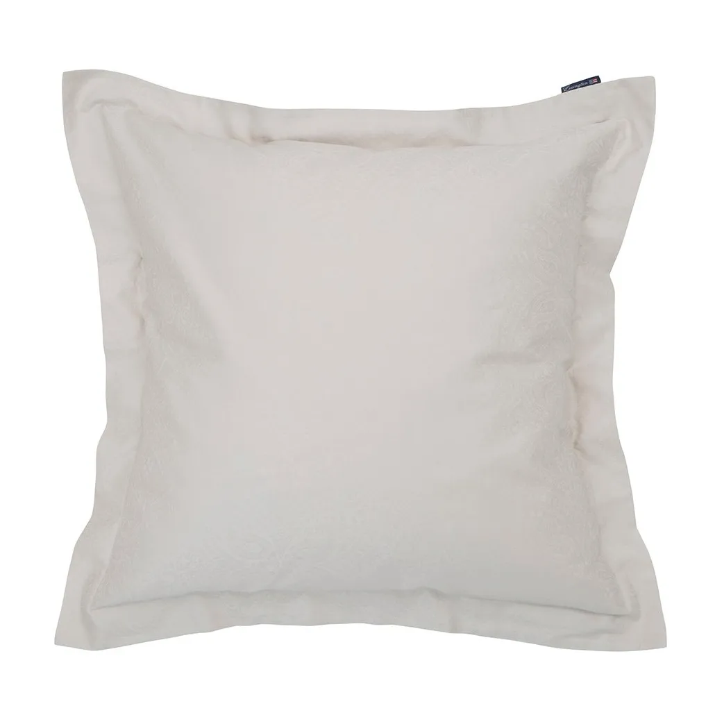 Hotel　サテン ジャガード ピローケース 65x65 cm, Light beige Lexington | レキシントン