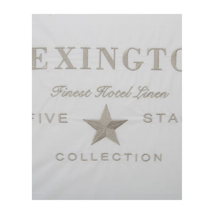 Hotel Embroidery ピローケース 50x60 cm, White-light beige Lexington | レキシントン