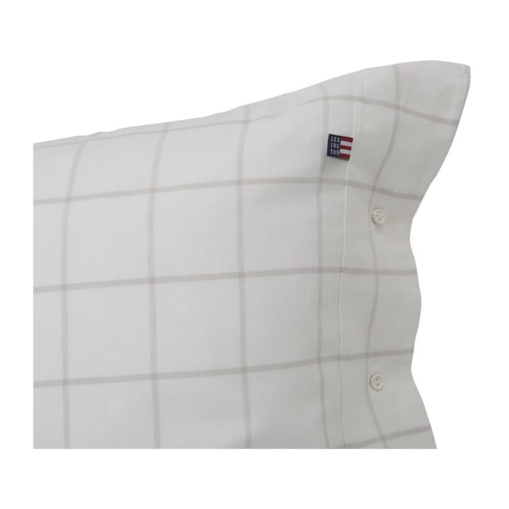Hotel ライト Flannel ピローケース 50x90 cm, White-light beige Lexington | レキシントン